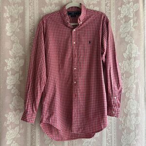 Ralph Lauren Men's Red Plaid Shirt